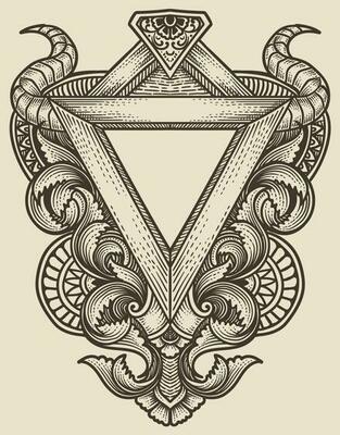 Isolated frames in baroque antique style. engraving ornament frames.