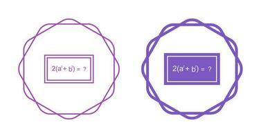 Solving Formula Vector Icon