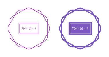 Solving Formula Vector Icon