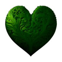 verde coração símbolo png