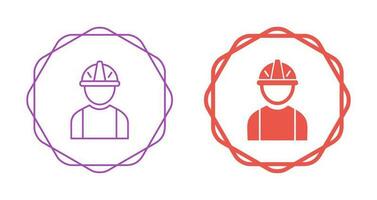 Construction Worker Vector Icon