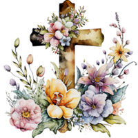 Watercolor Easter Traditional Elements png