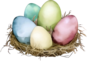 Aquarell Ostern traditionell Elemente png