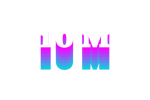 10 million subscribers celebration greeting Number with multi color design png