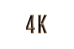 4 k subscribers celebration greeting Number with historical design png