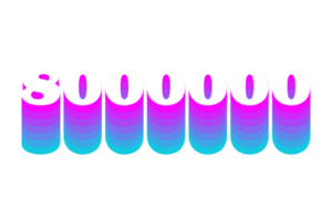 8000000 les abonnés fête salutation nombre avec multi Couleur conception png