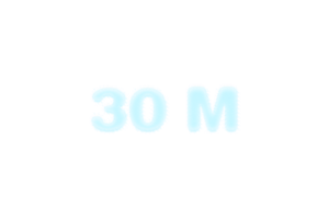 30 million subscribers celebration greeting Number with frozen design png