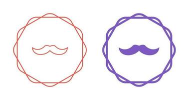 icono de vector de bigote