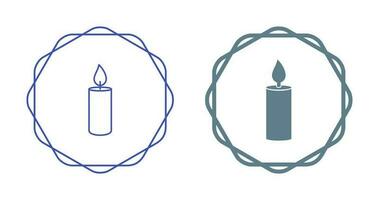 Lit Candle Vector Icon