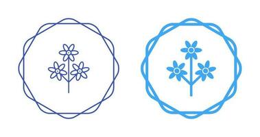 Flower Branch Vector Icon