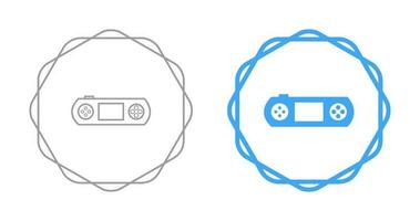 icono de vector de consola de juegos