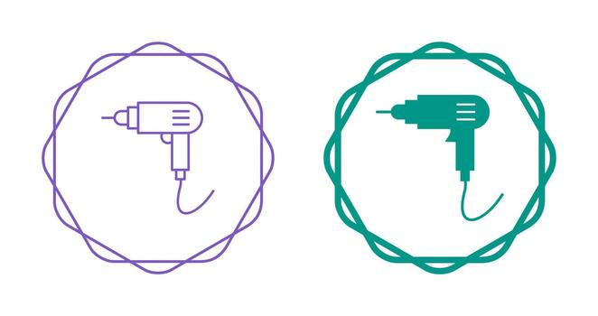 Drill Machine Vector Icon