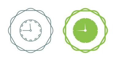 Wall Clock Vector Icon