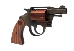 pistol isolerat 3d tolkning png