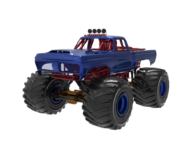 Monster truck 3d isolated png