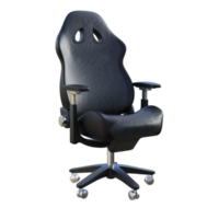 negro cuero Sillón aislado png