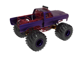 monstre un camion 3d isolé png