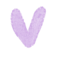 Hand drawn hearts, minimal hearts for planners. png