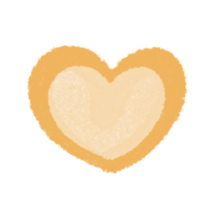 Hand drawn hearts, minimal hearts for planners. png