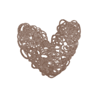 Hand drawn hearts, minimal hearts for planners. png