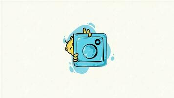 instagram icona cartone animato animazione video
