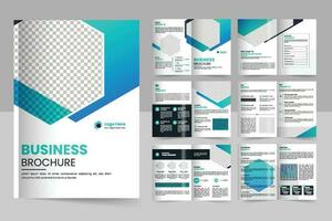 Brochure template layout design and corporate minimal multipage brochure template design vector