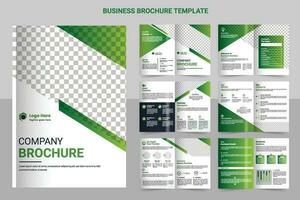 Brochure template layout design and corporate minimal multipage brochure template design vector