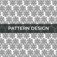 Modern abstract geometric pattern design vector