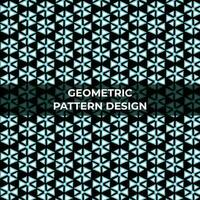 Modern abstract geometric pattern design vector