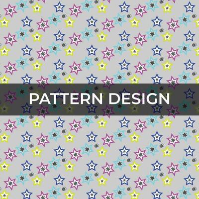 Modern abstract geometric pattern design