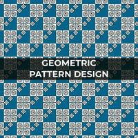 Modern abstract geometric pattern design vector