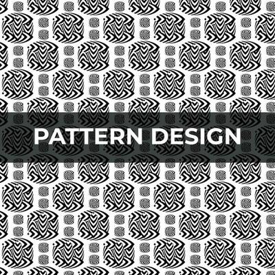 Modern abstract geometric pattern design