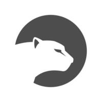 pantera icono logo diseño vector