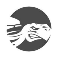 Tortuga logo icono diseño vector