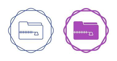 Zip File Vector Icon