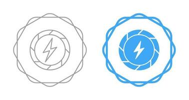 icono de vector de corriente eléctrica