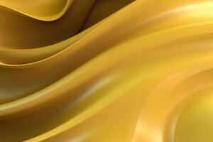 Abstract golden wave textured background. photo