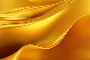 Abstract golden wave textured background. photo