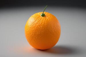 de cerca un Fresco todo naranja agrios Fruta aislar. ai generado foto