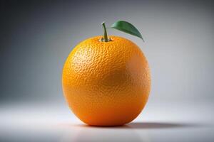 de cerca un Fresco todo naranja agrios Fruta aislar. ai generado foto