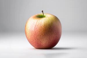 Whole apple isolate. ripe fresh apple clipping path. photo