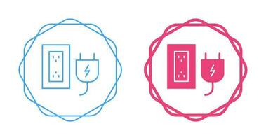 Plug and Socket Vector Icon