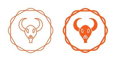 Bull Horns Vector Icon