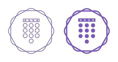 Passcode Lock Vector Icon