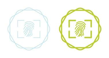 Fingerprint Vector Icon