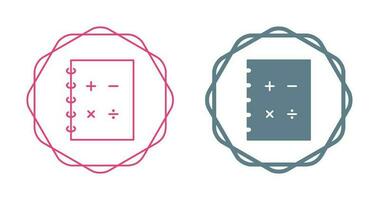 icono de vector de matemáticas