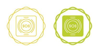 Emergency Button Vector Icon