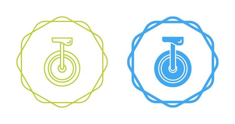 Unicycle Vector Icon