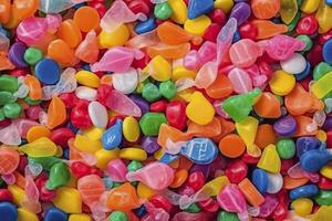 Background of colorful candies. . photo