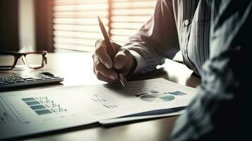 business idea The success of work in finance, management photo